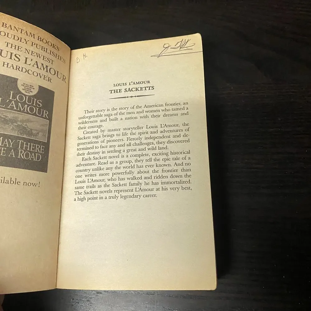 Warrior's Path: the Sacketts : A Novel by Louis L'Amour (1984, Mass Market)
